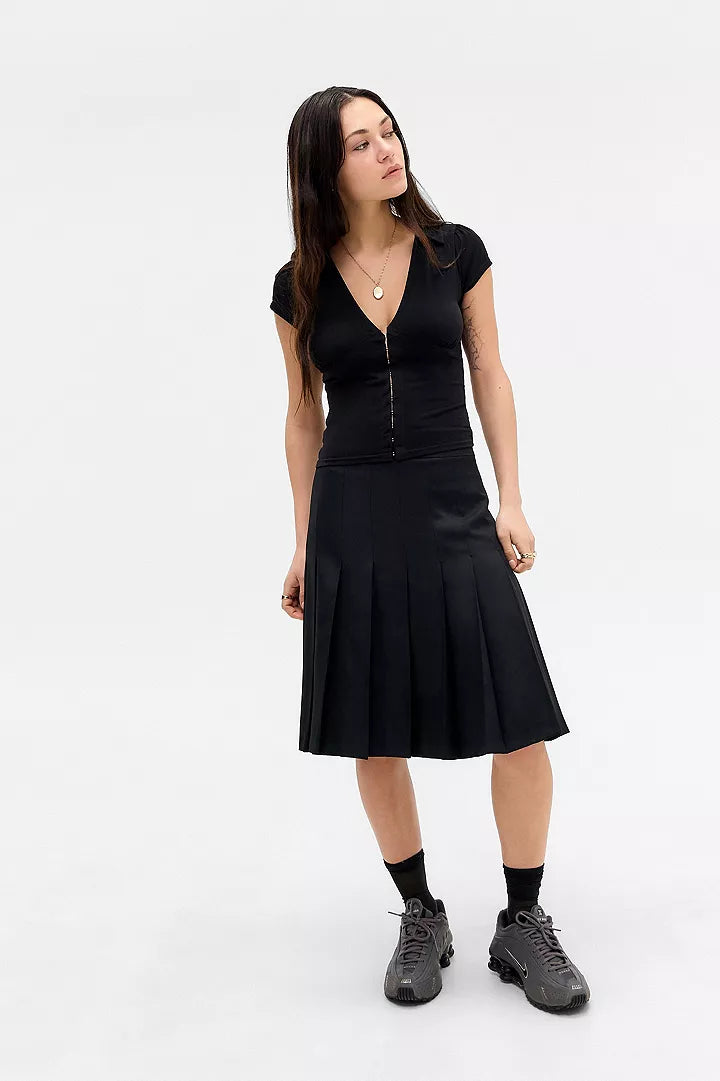 KAYO | HOOK & EYELET BUTTON-DOWN SHIRT