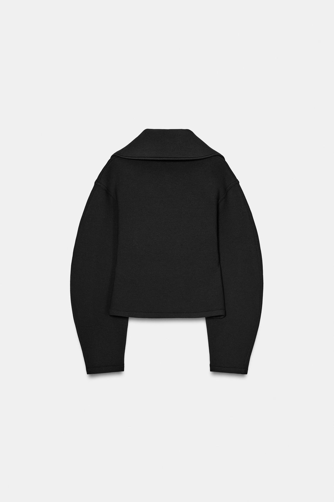 KAYO | FITTED NEOPRENE-EFFECT JACKET