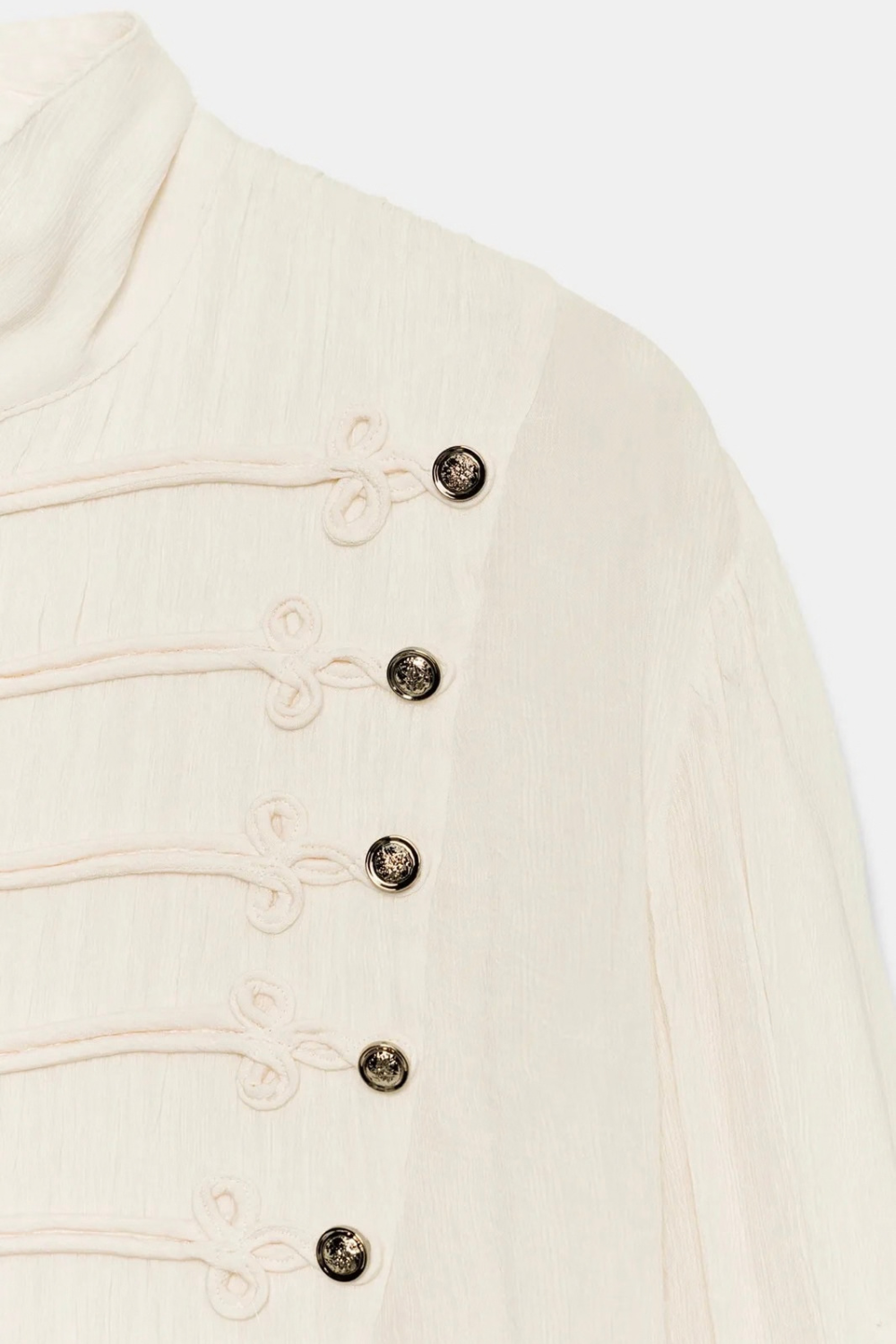 KAYO | ROMANTIC BLOUSE WITH TOGGLE FASTENINGS ZW COLLECTION