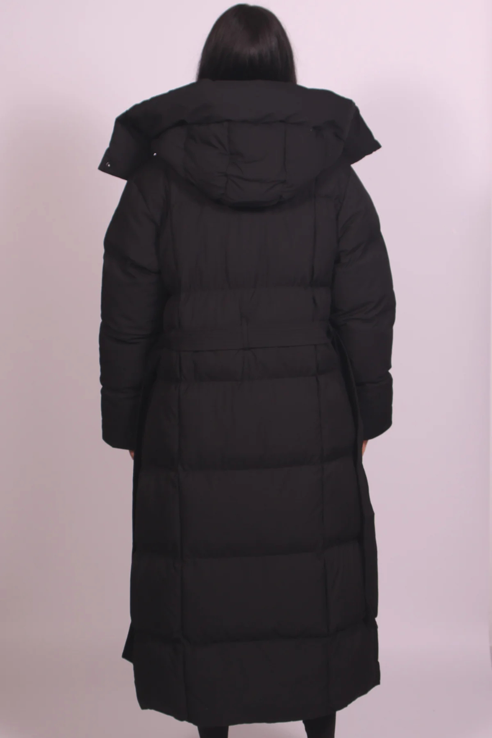 KAYO | LONG BELTED QUILTED PUFFER COAT