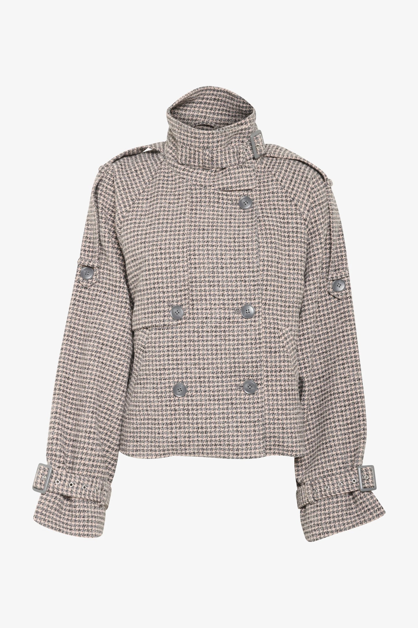 KAYO | CROPPED HOUNDSTOOTH TRENCH