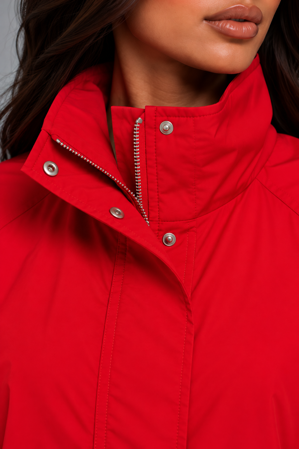 KAYO | RED OVERSIZED BOMBER JACKET