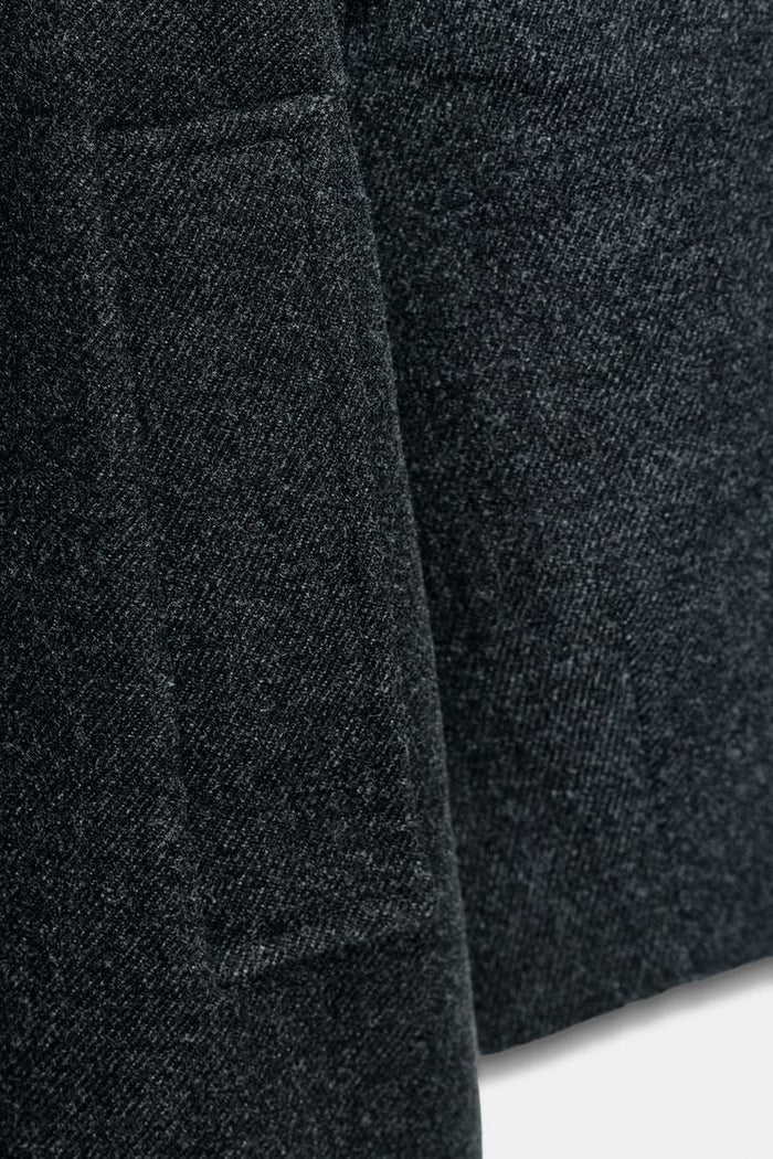 KAYO | BELTED LONG WOOL COAT
