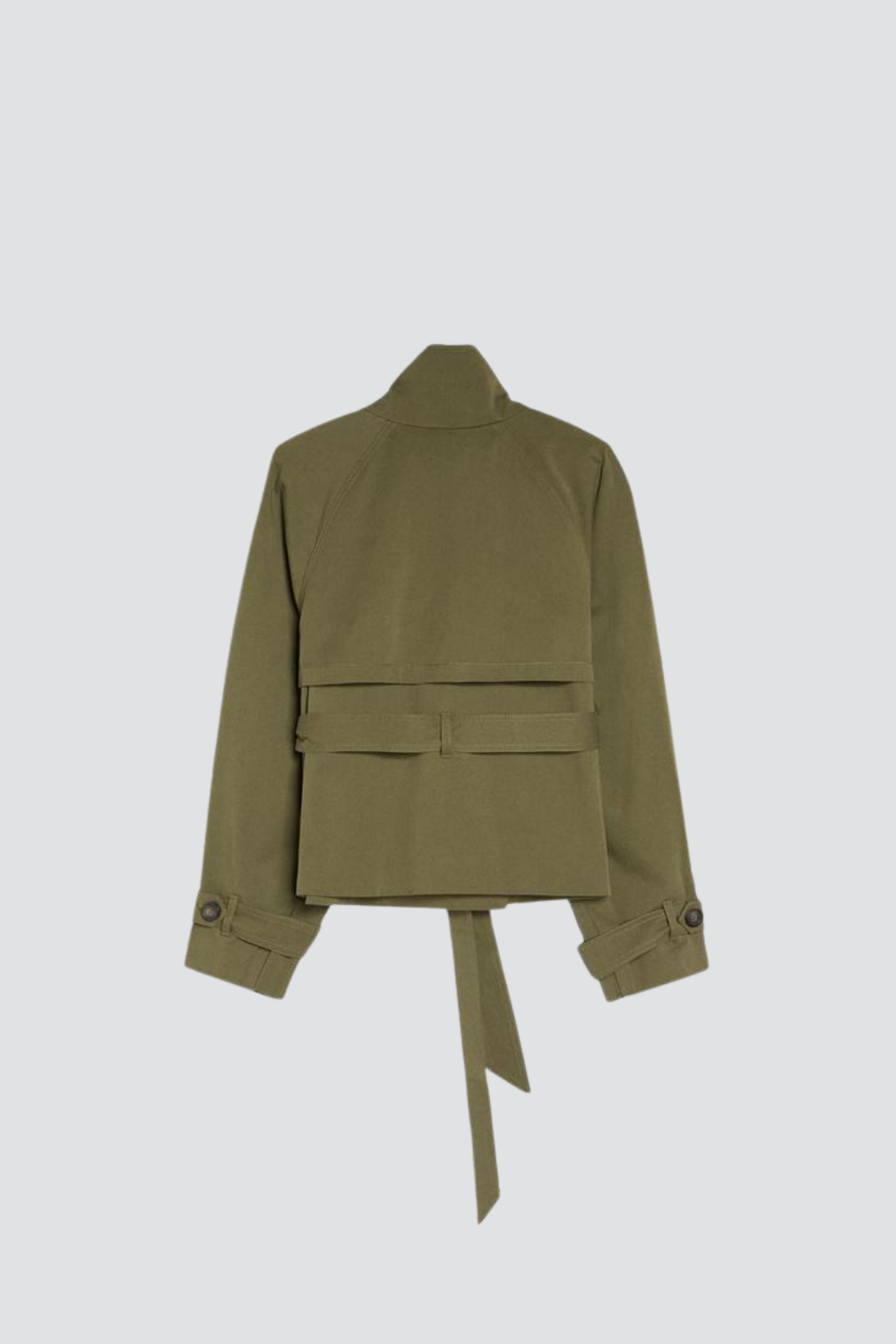 KAYO | CROPPED BELTED TRENCH JACKET