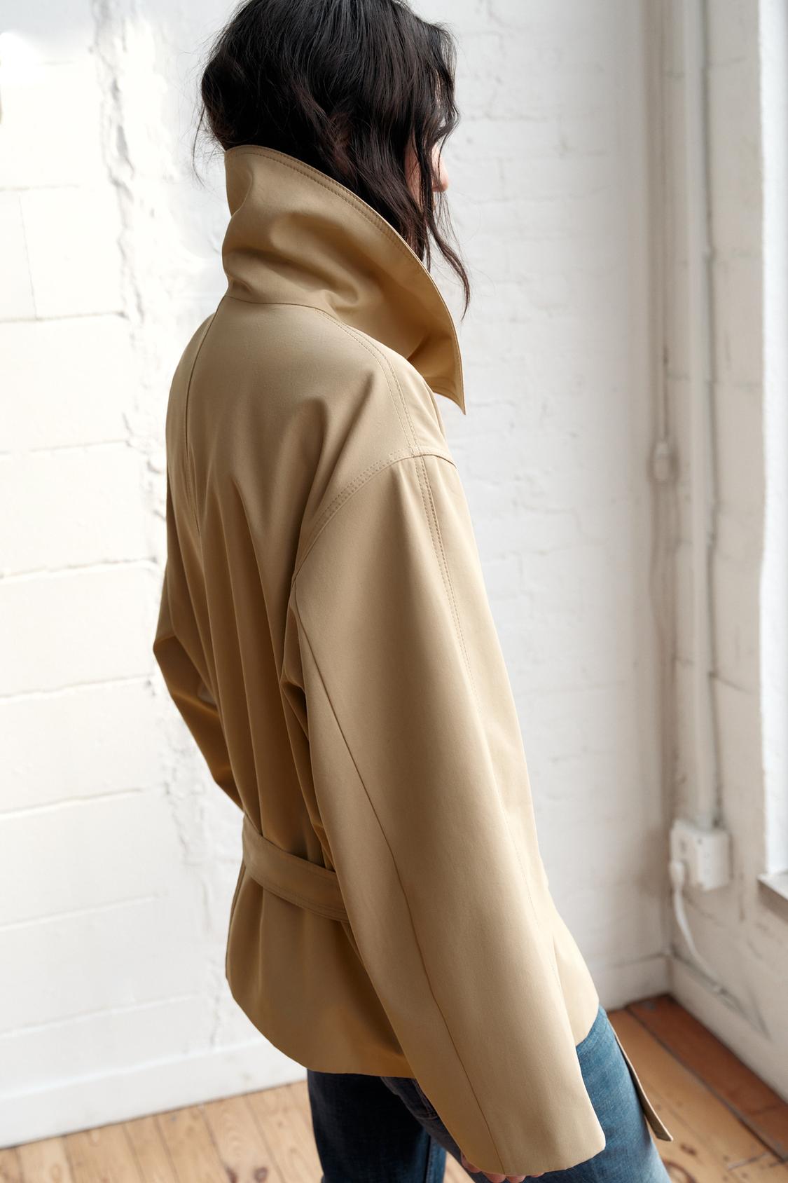 KAYO | CUFFED SHORT TRENCH COAT