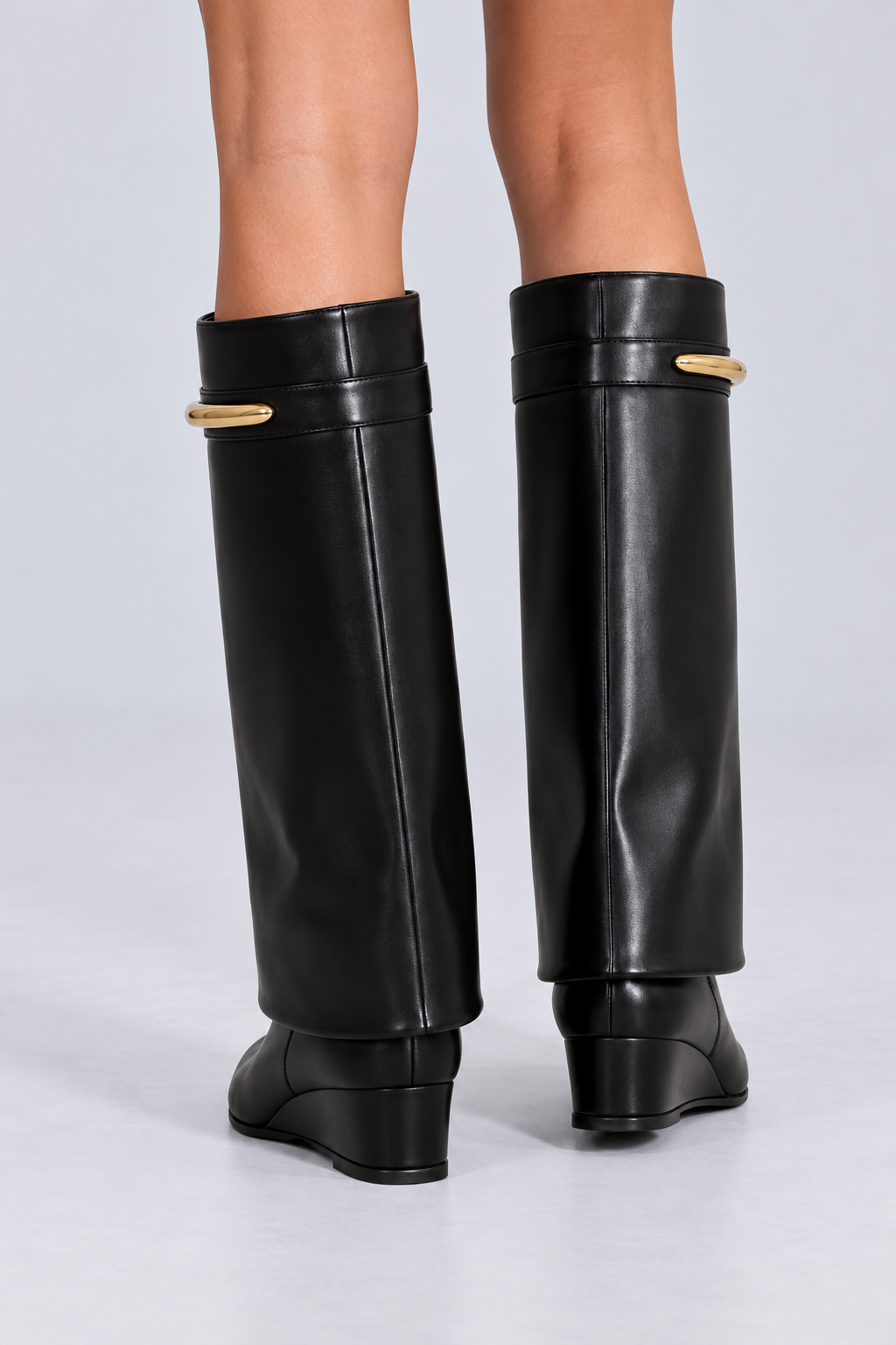 KAYO | SLEEK BLACK KNEE-HIGH BOOTS