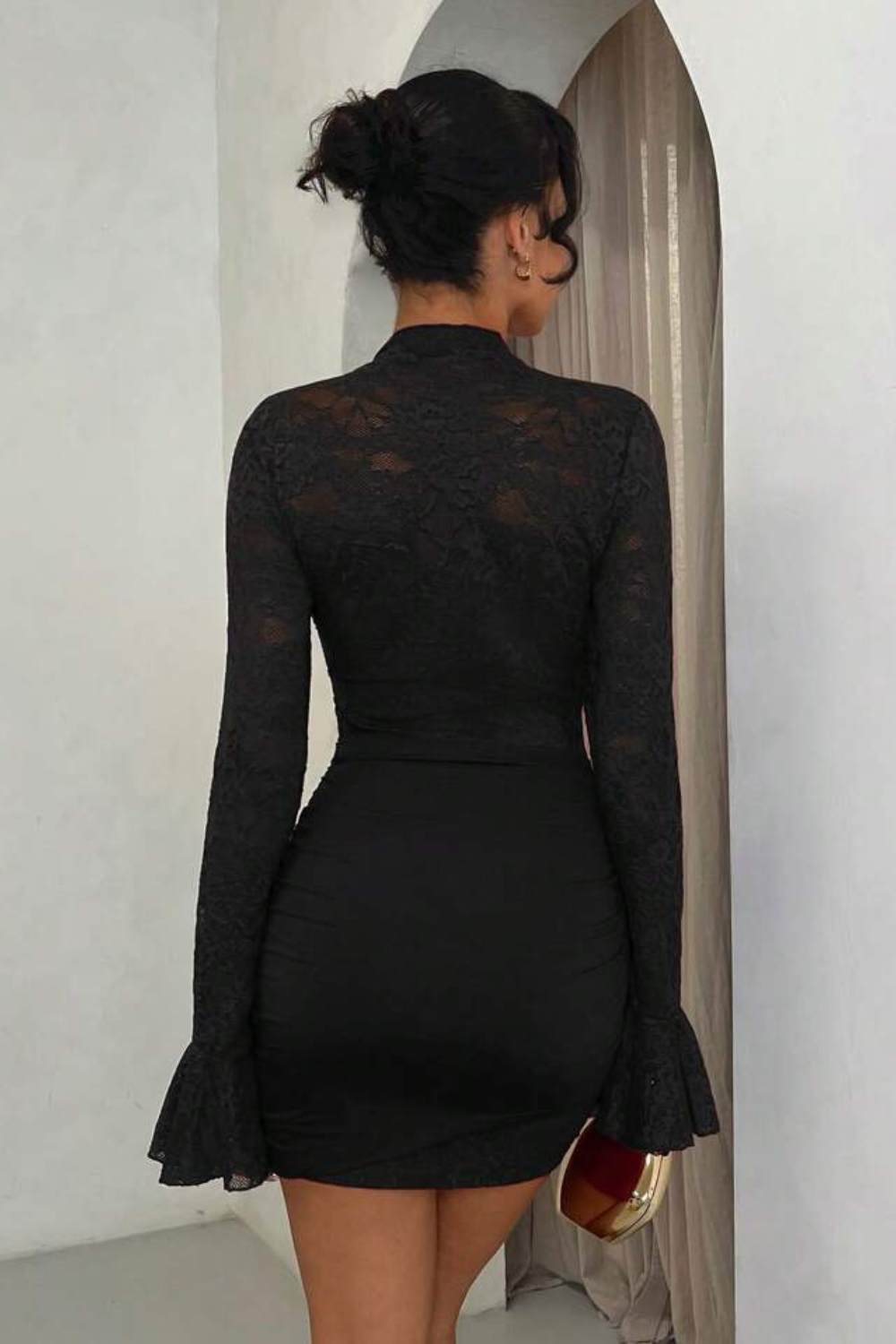 KAYO | ROBE COURTE DENTELLES