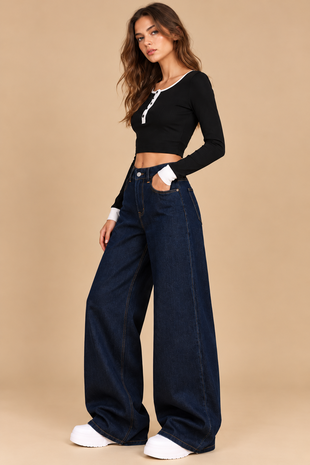 KAYO | LUXE INDIGO BAGGY JEANS