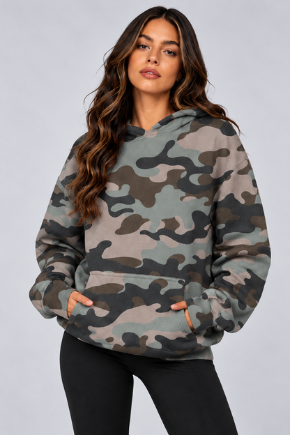 KAYO | SWEAT À CAPUCHE OVERSIZE CAMOUFLAGE
