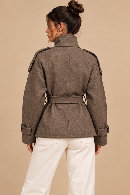 KAYO | BELTED DOUBLE-BREASTED COAT