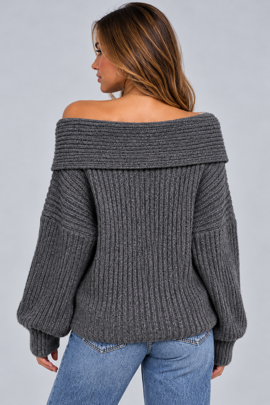 KAYO | KUSCHELIGER OFF-SHOULDER-STRICKPULLOVER