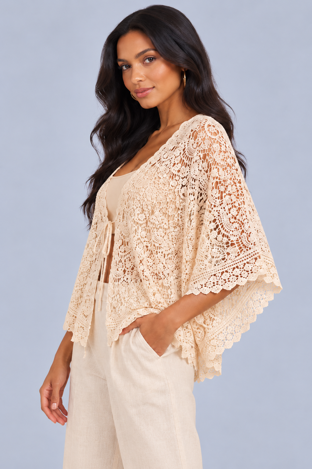 KAYO | LACE KIMONO