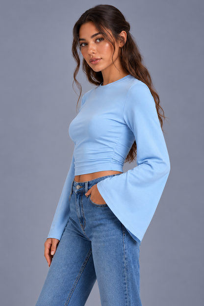 KAYO | FLARE SLEEVE TOP