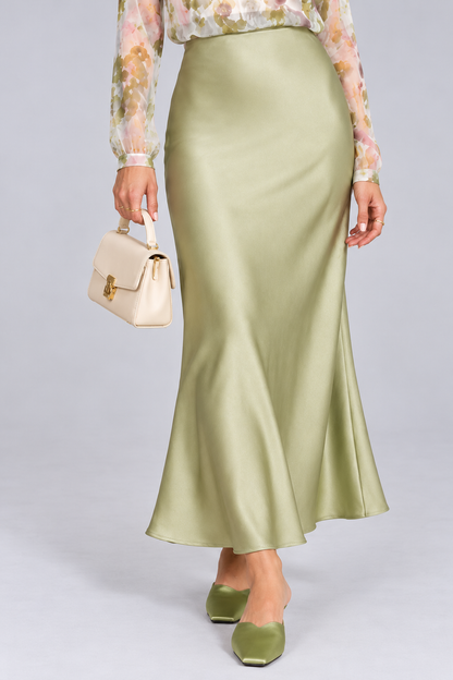 KAYO | ELEGANT SATIN MAXI SKIRT