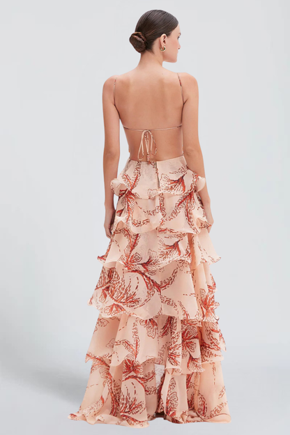 KAYO | ROBE LONGUE MARIPOSA FLORAL
