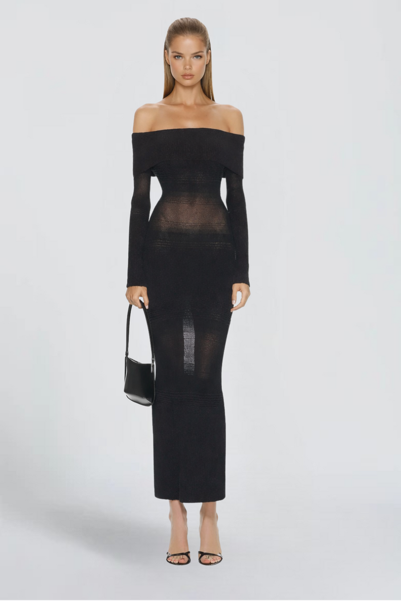 KAYO | ROBE LONGUE EN MAILLE