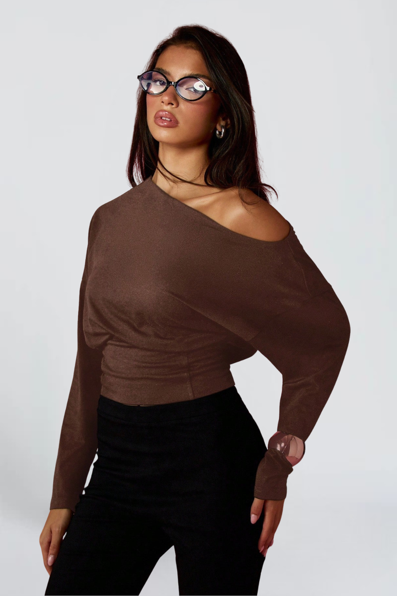 KAYO | PULL MANCHES LONGUES ÉPAULES DÉNUDÉES