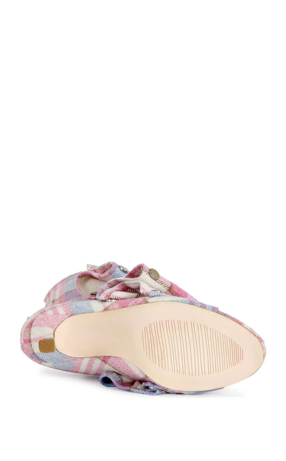 KAYO | BOTTES ROSE A CARREAUX