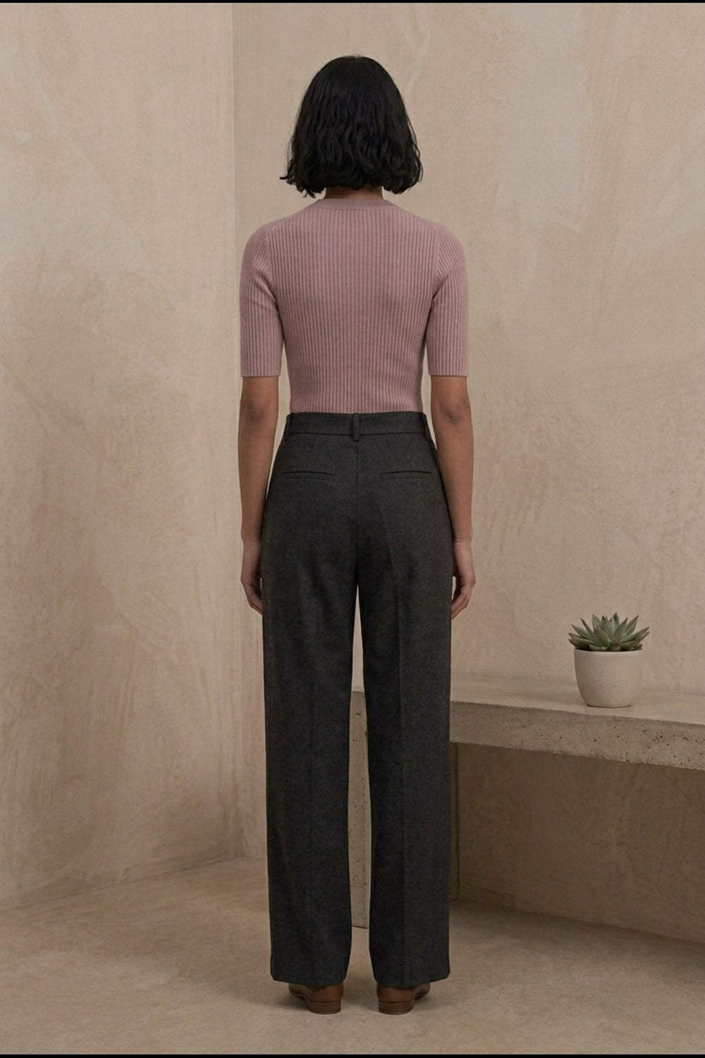 KAYO | HIGH-WAISTED WIDE-LEG TROUSERS