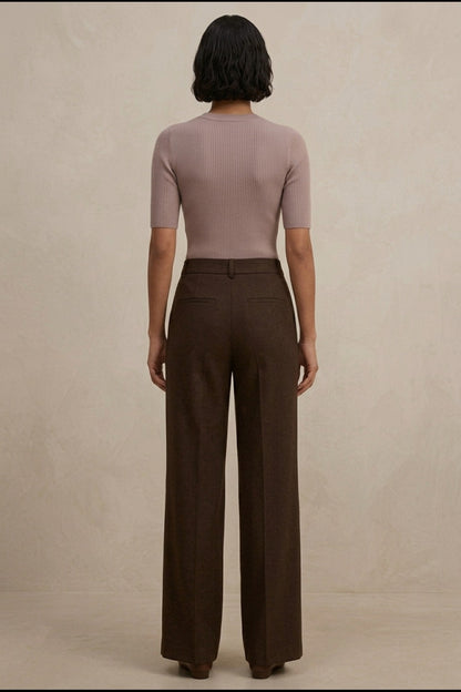 KAYO | HIGH-WAISTED WIDE-LEG TROUSERS