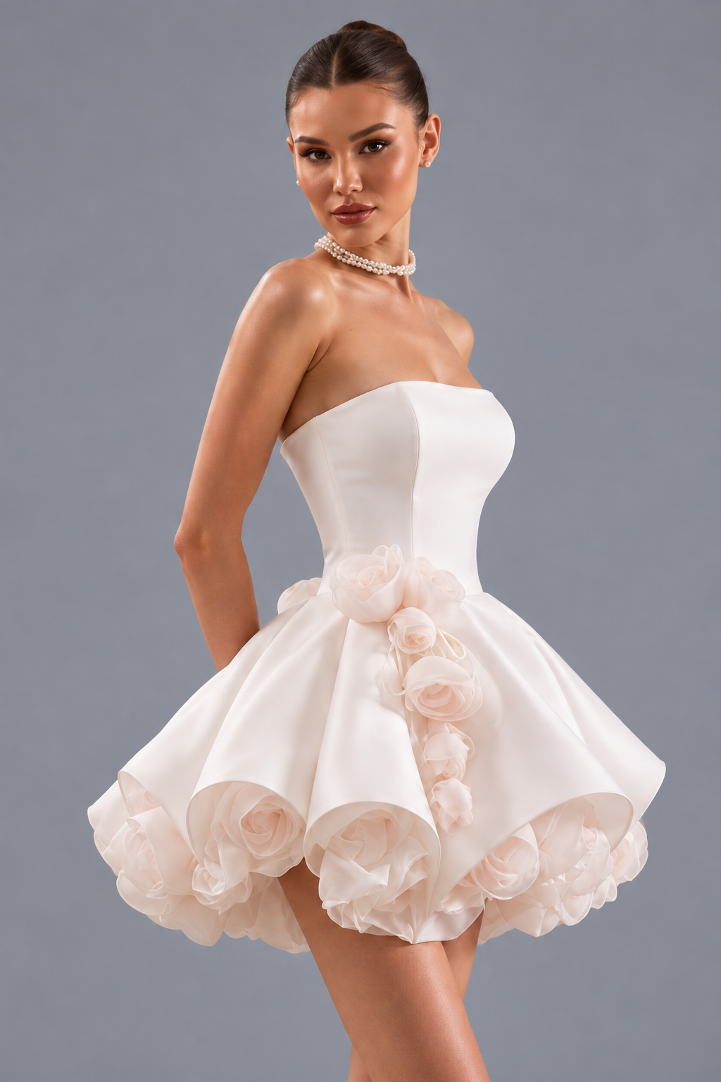 KAYO | IVORY ROSE DRESS