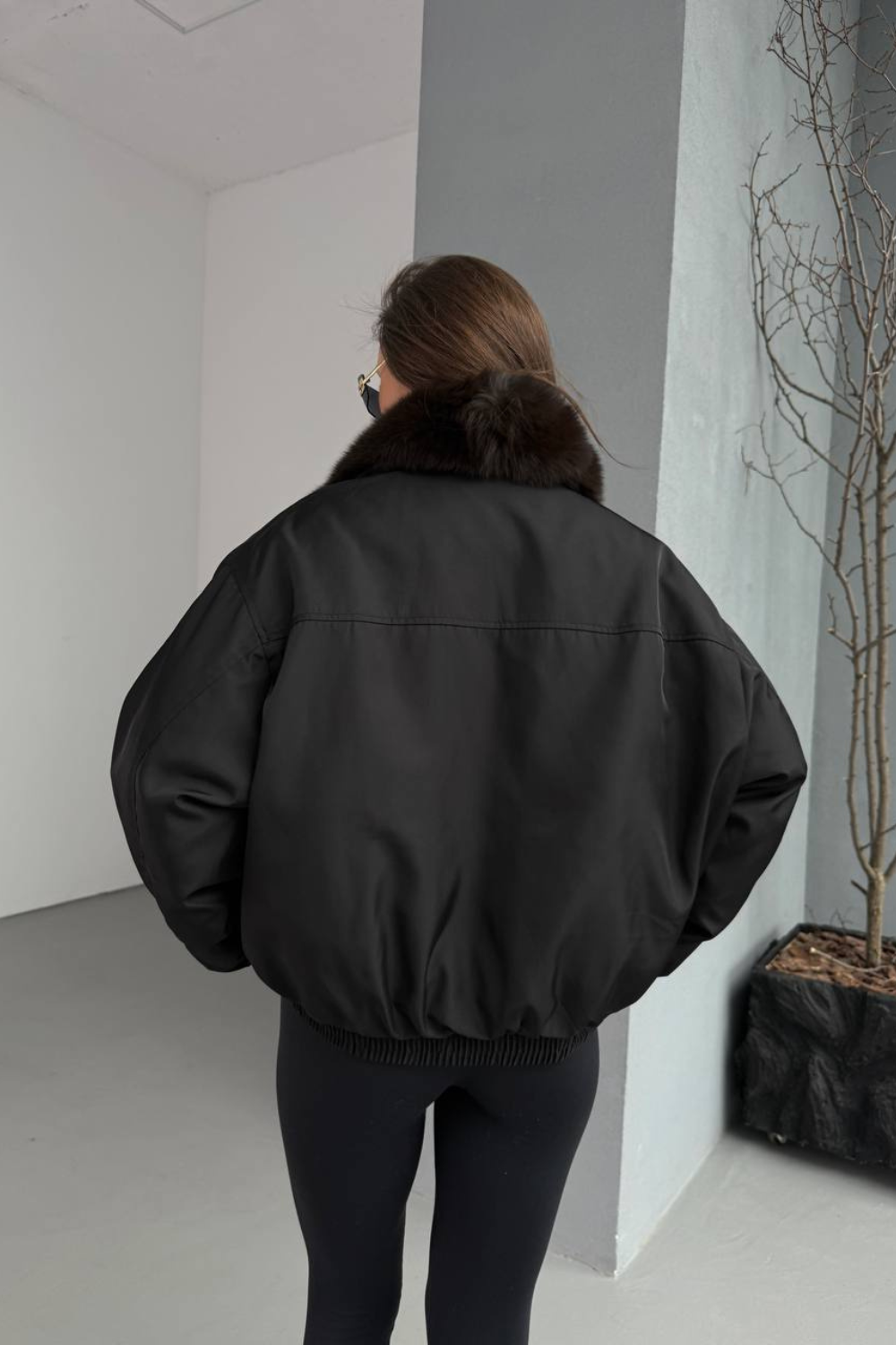 KAYO | BOMBER À FAUSSE FOURRURE JACQUELINE
