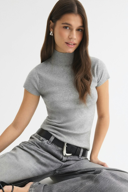 KAYO | CAP SLEEV KNITTED TOP