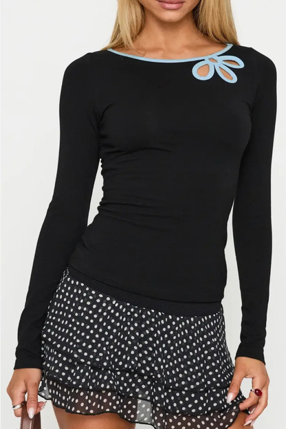 KAYO | DOUBLE BACK FLORAL LONG SLEEVE