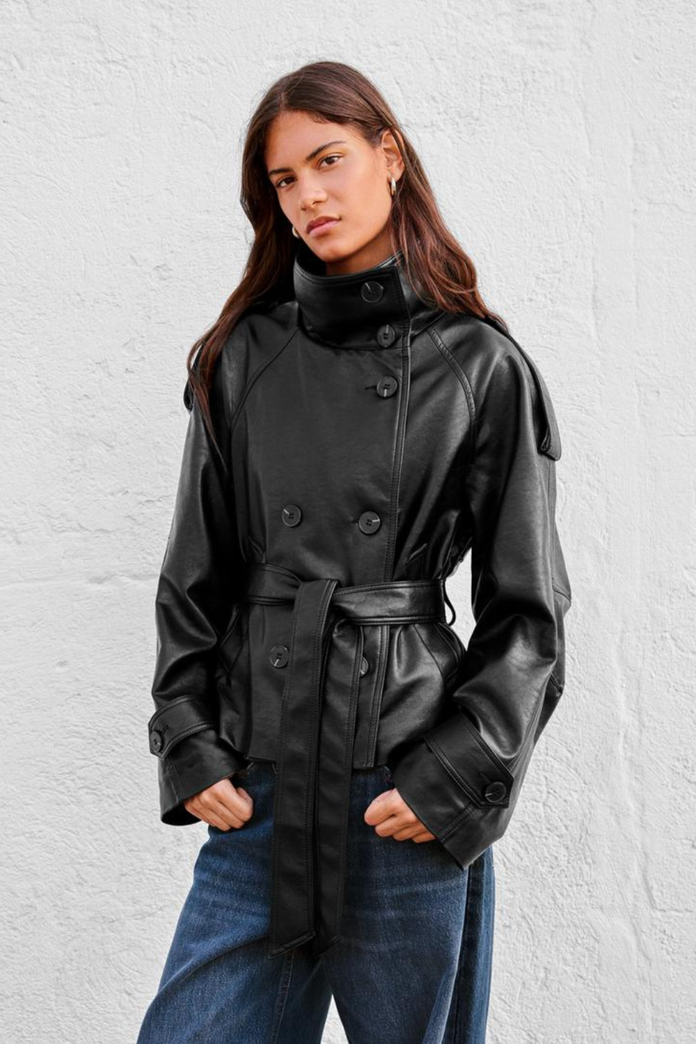 KAYO | MARIE TRENCHCOAT IN LEDEROPTIK