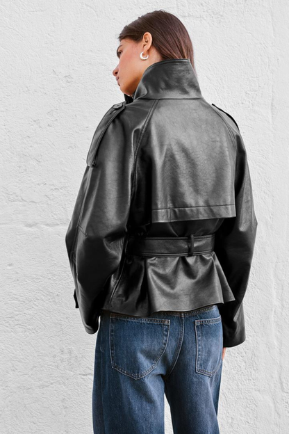 KAYO | MARIE TRENCHCOAT IN LEDEROPTIK