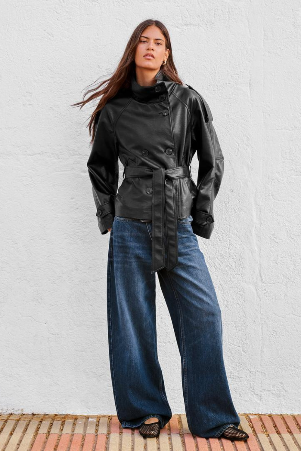 KAYO | MARIE TRENCHCOAT IN LEDEROPTIK