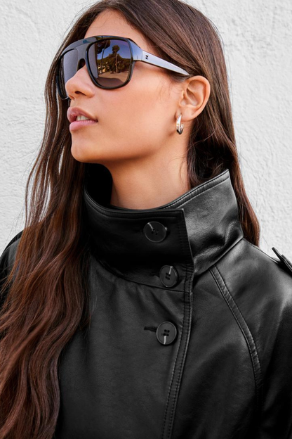 KAYO | MARIE TRENCHCOAT IN LEDEROPTIK