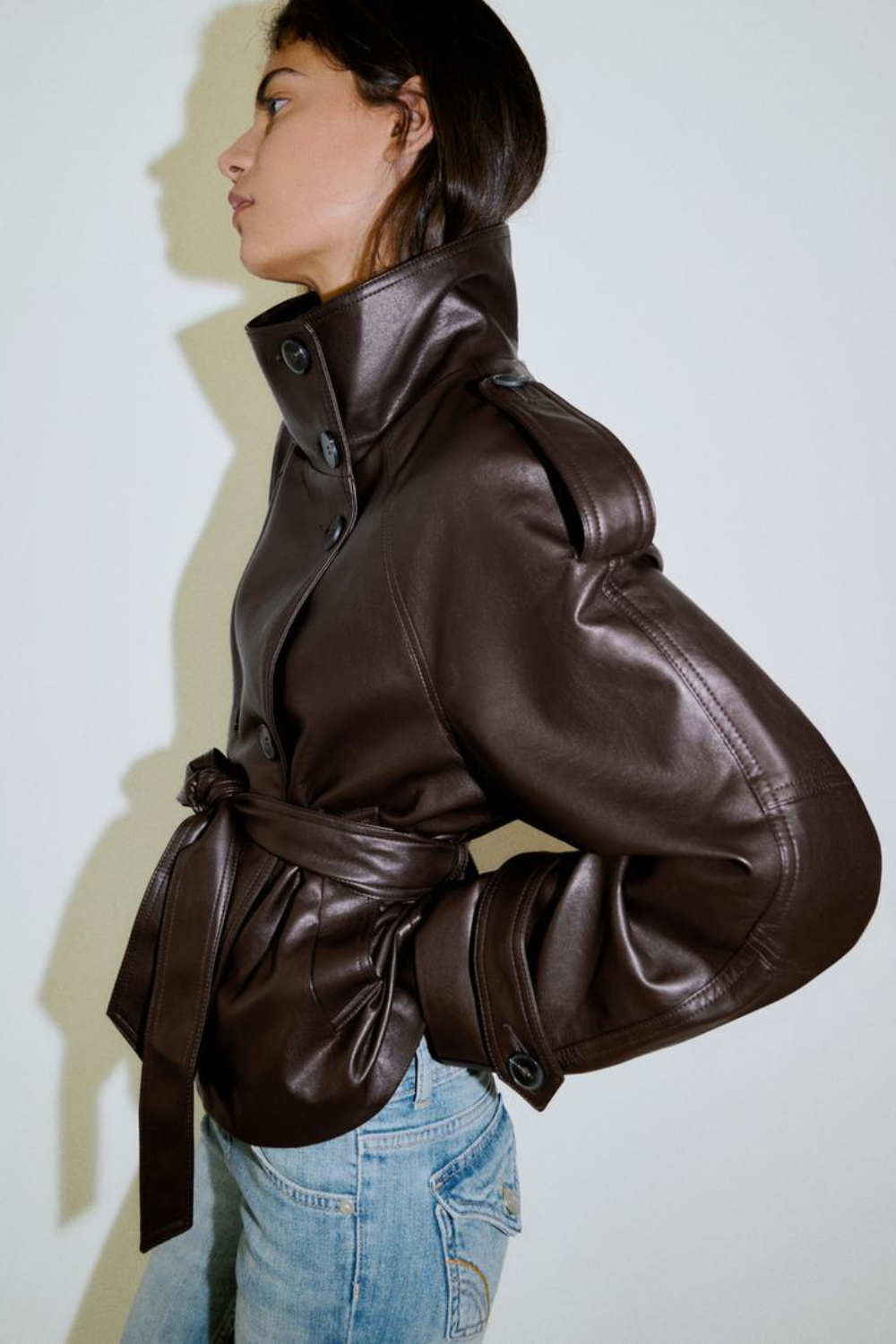 KAYO | MARIE TRENCHCOAT IN LEDEROPTIK