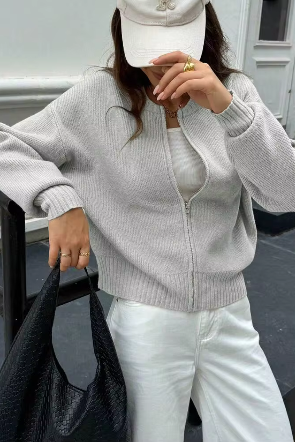 KAYO | ZIP-UP KNIT VEST