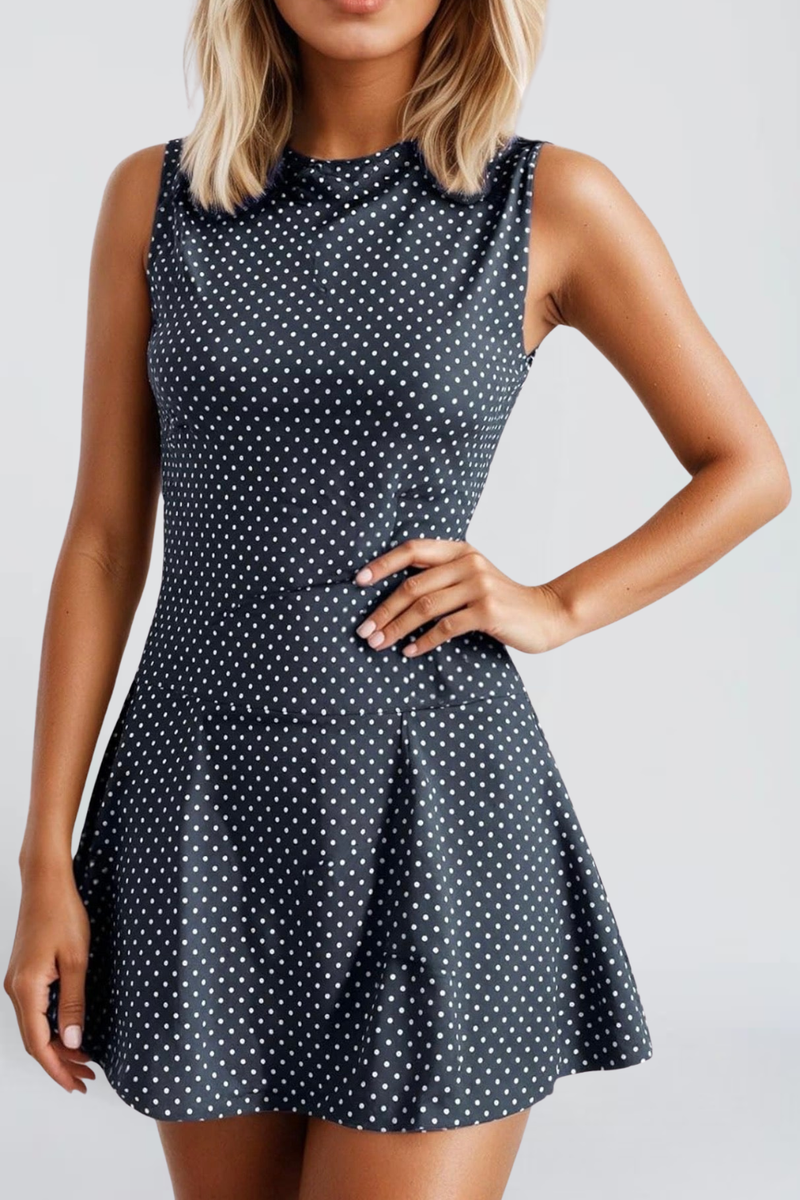 KAYO | SARA POLKA DOT MINI DRESS