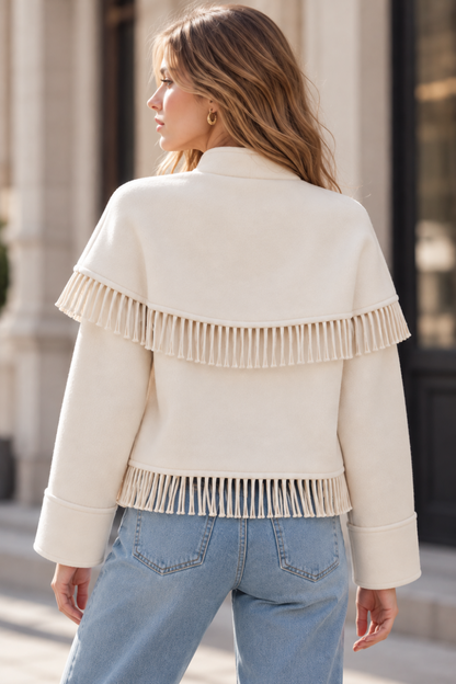 KAYO | FRENCH-STYLE BUTTONED CLOAK JACKET