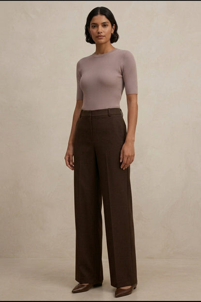 KAYO | HIGH-WAISTED WIDE-LEG TROUSERS