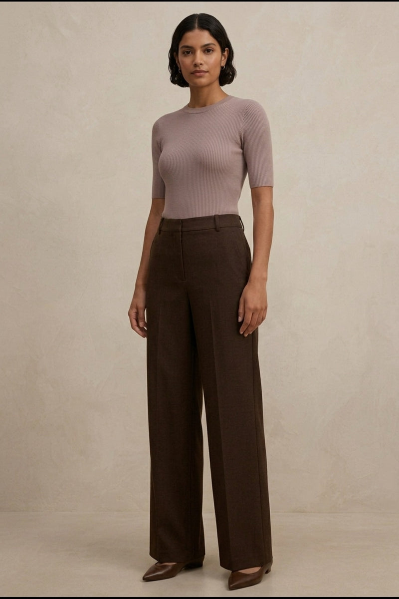 KAYO | PANTALÓN ANCHO DE TIRO ALTO