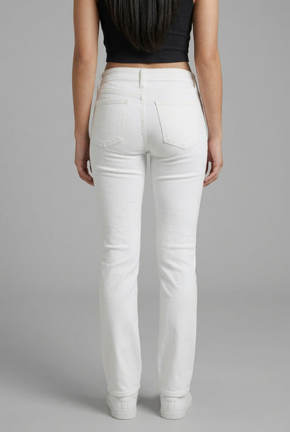 KAYO | LOW-WAIST DISTRESSED BOOTCUT JEANS