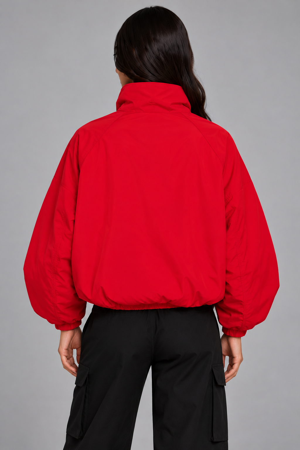KAYO | RED OVERSIZED BOMBER JACKET