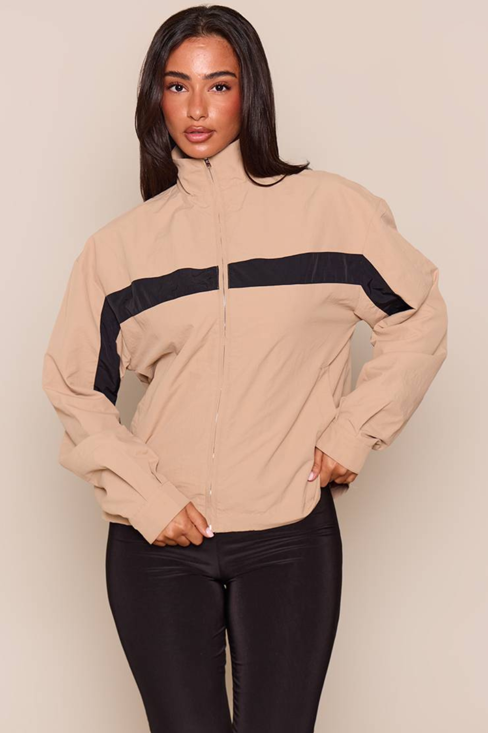 KAYO | CONTRAST STRIPE ZIP-UP JACKET