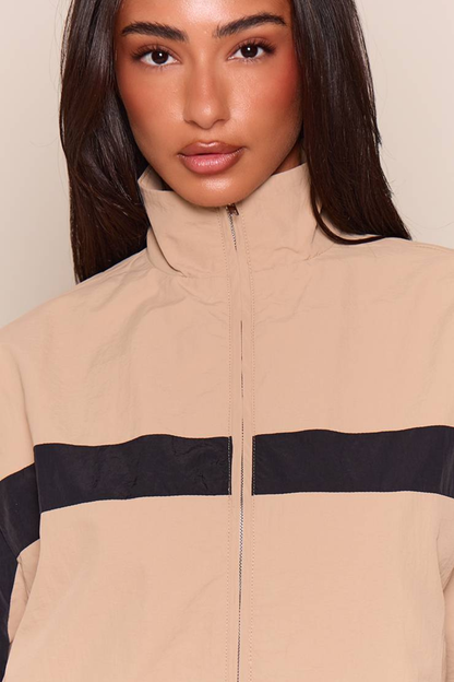KAYO | CONTRAST STRIPE ZIP-UP JACKET