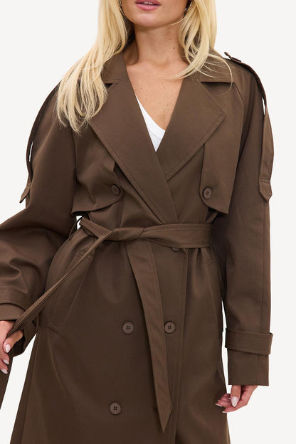 KAYO | OVERSIZED LONGLINE TRENCH COAT
