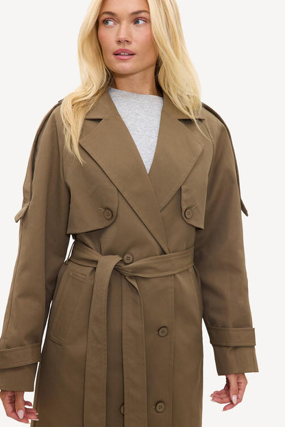 KAYO | OVERSIZED LONGLINE TRENCH COAT