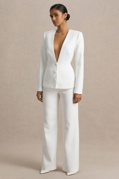 KAYO | HIGH-WAISTED WIDE-LEG TROUSERS