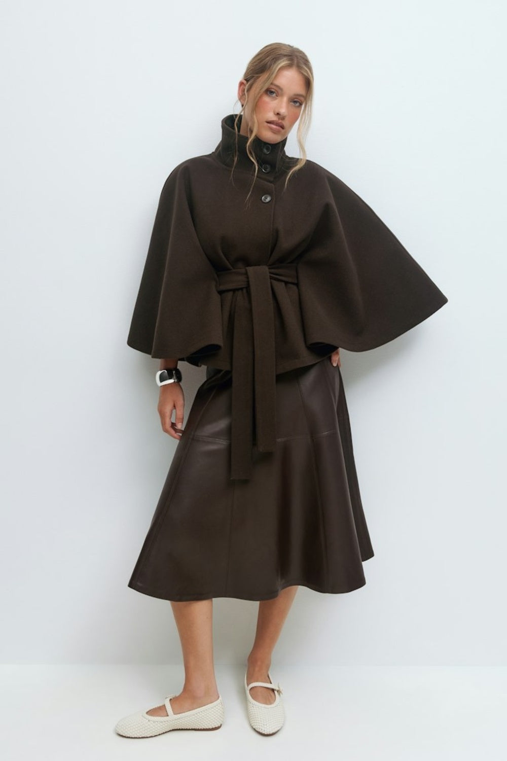 KAYO | BELT CAPE JACKET