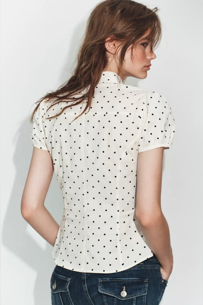 KAYO | TOP POPLIN TOP WITH A BOW