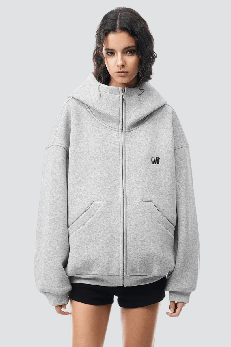 KAYO | FELPA CON ZIP E CAPPUCCIO