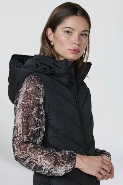 KAYO | HOODED PUFFER VEST
