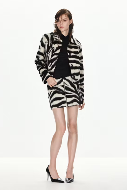 KAYO | ZEBRA JACKET FUR
